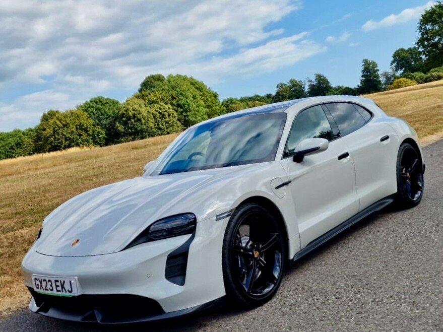 Porsche Taycan Saloon Red #58