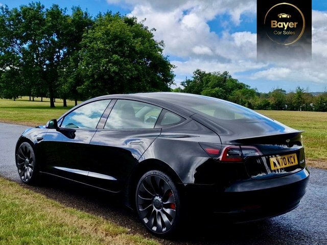 Tesla Model 3 Motor Performance Saloon Black #4