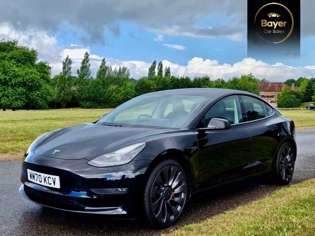 Tesla Model 3 Motor Performance Saloon Black