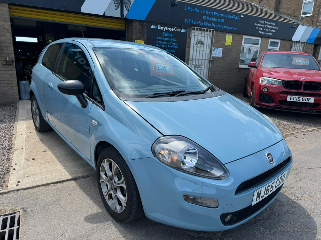 Fiat Punto Hatchback 1.2 Punto 3-Door 1.2 8V 69Hp Easy 2015 Blue