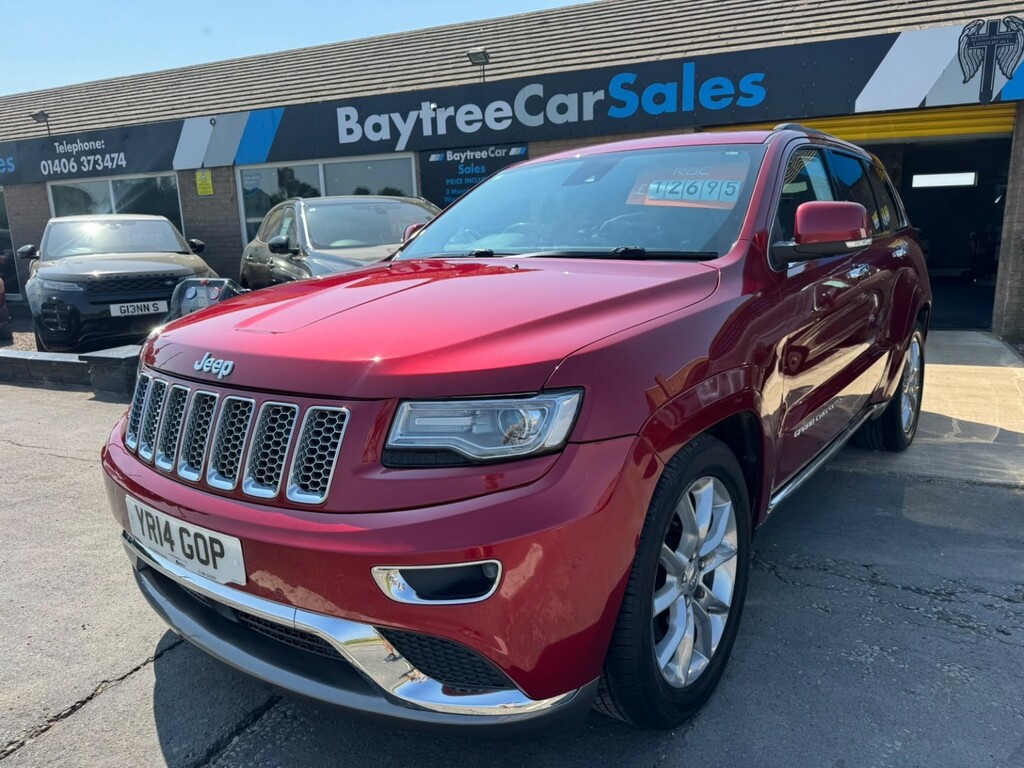 Jeep Grand Cherokee Suv 3.0 Grand Cherokee 3.0L V6 Crd Summit 2014 Red
