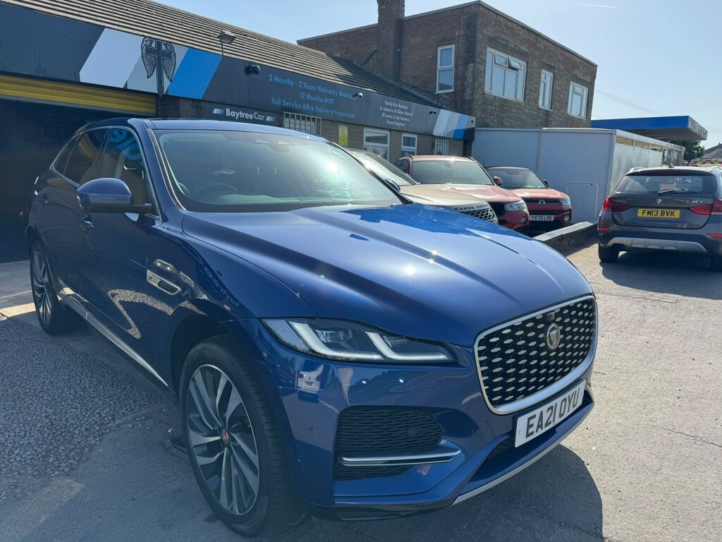 Jaguar F-Pace Suv 3.0 D300 Mhev Hse 2021 Blue