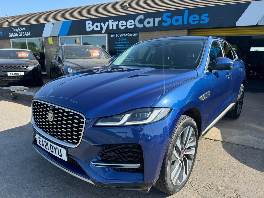 Jaguar F-Pace Suv 3.0 D300 Mhev Hse 2021 EA21OYU Blue #4