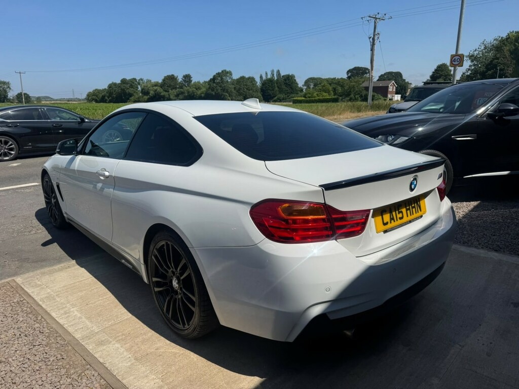 BMW 4 Series Gran Coupe 2.0 420D M Sport Coupe CA15HHN White #4