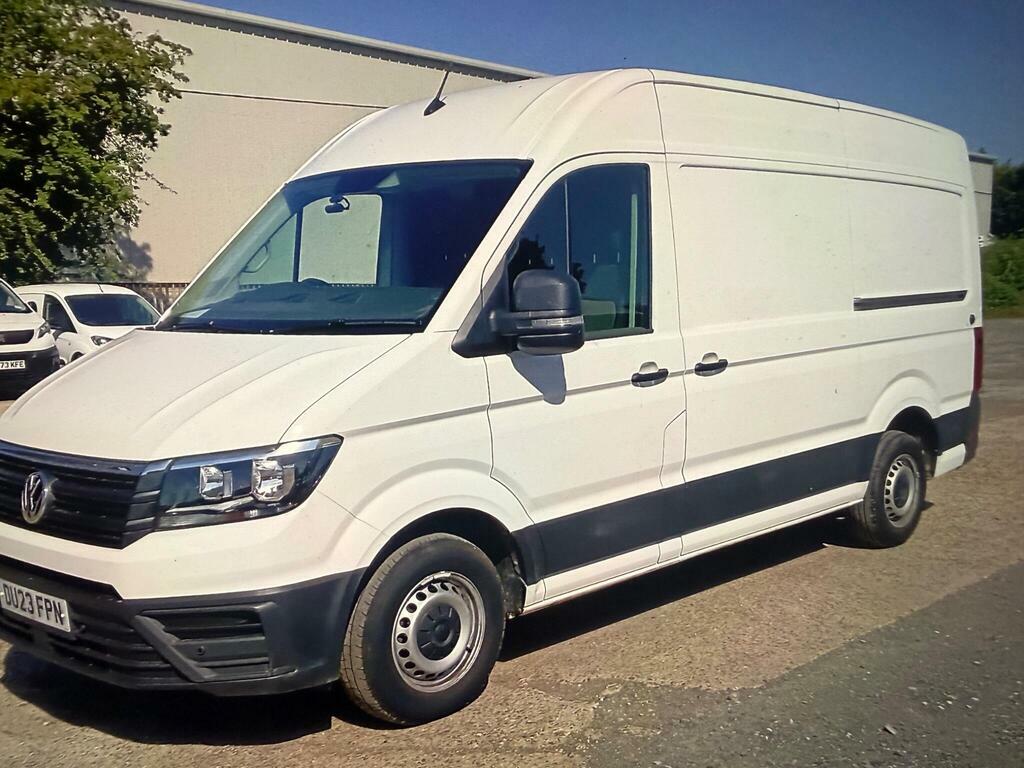 Volkswagen Crafter 2.0 Tdi Cr35 Trendline Fwd Mwb Euro 6 S S White