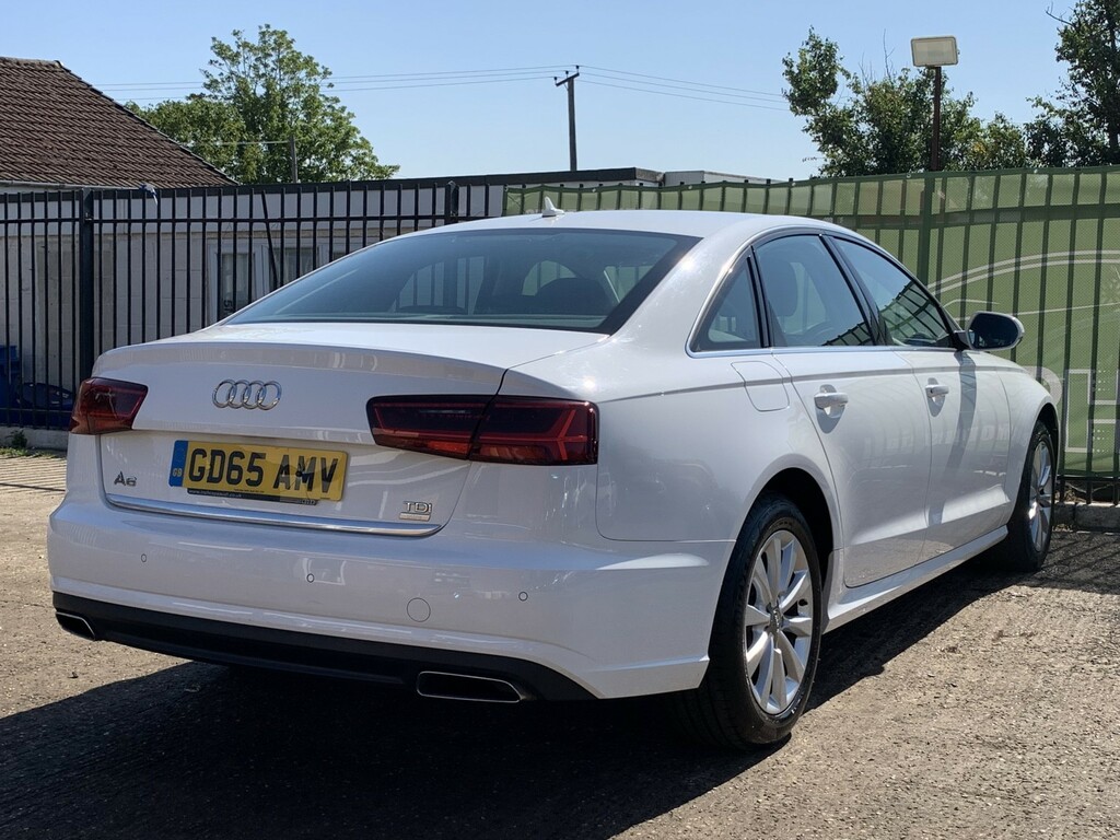 Audi A6 Saloon 2.0 Tdi Ultra Se White #4
