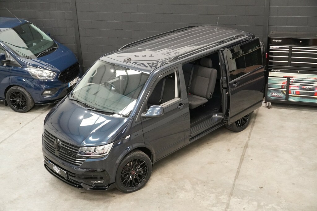 Volkswagen Transporter 2.0 Tdi T32 Highline Blue #6