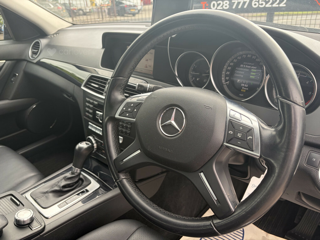 Mercedes-Benz C Class 1.8 C180 Blueefficiency Sport G-tronic Euro 5 S Black #12