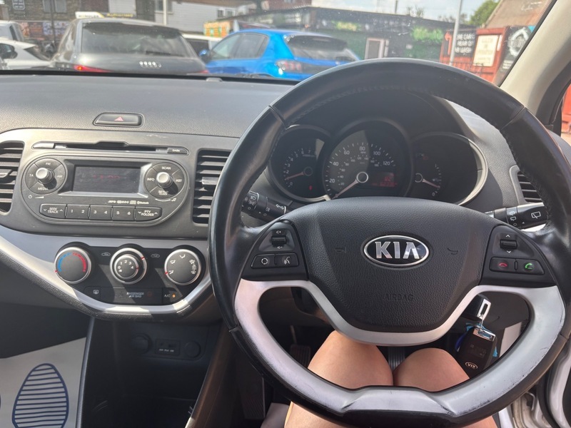 Kia Picanto Hatchback White #14