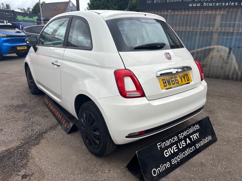 Fiat 500 Pop White #4