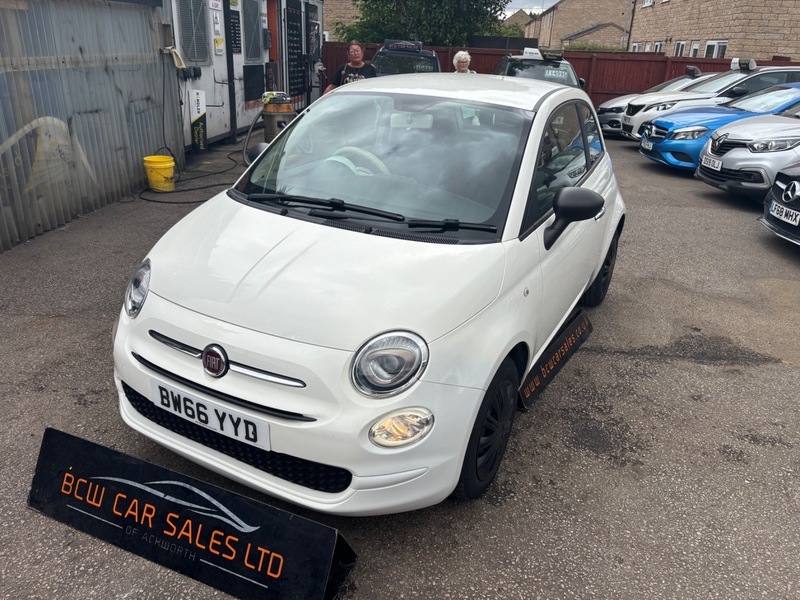 Fiat 500 Pop White #2