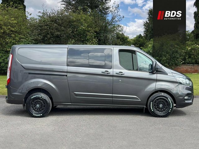 Ford Transit Custom 2.0 320 Ecoblue Limited Crew Van L2 H1 Euro 6 HW70UGY Grey #2