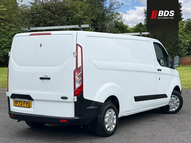 Ford Transit Custom 2.0 300 Ecoblue Leader L2 H1 Euro 6 Ss YP72FYU White #4