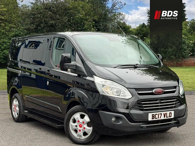 Ford Transit Custom 6 Seat Euro 6 Combi Van Twin Door Black