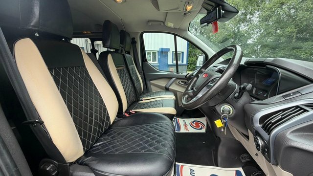 Ford Transit Custom 460 Tdci 125 L4h3 Trend 17 Seat Bus High Roof Drw Silver #29
