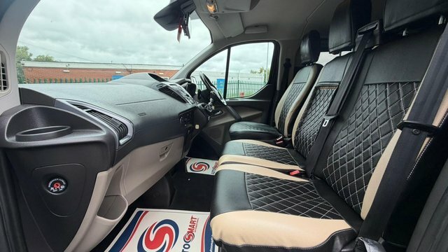 Ford Transit Custom 460 Tdci 125 L4h3 Trend 17 Seat Bus High Roof Drw Silver #25