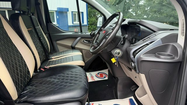 Ford Transit Custom 460 Tdci 125 L4h3 Trend 17 Seat Bus High Roof Drw Silver #31