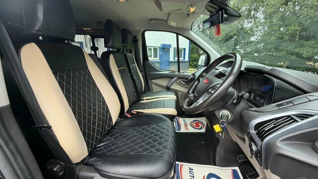 Ford Transit Custom 460 Tdci 125 L4h3 Trend 17 Seat Bus High Roof Drw Silver #30