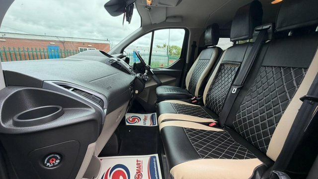 Ford Transit Custom 460 Tdci 125 L4h3 Trend 17 Seat Bus High Roof Drw Silver #26