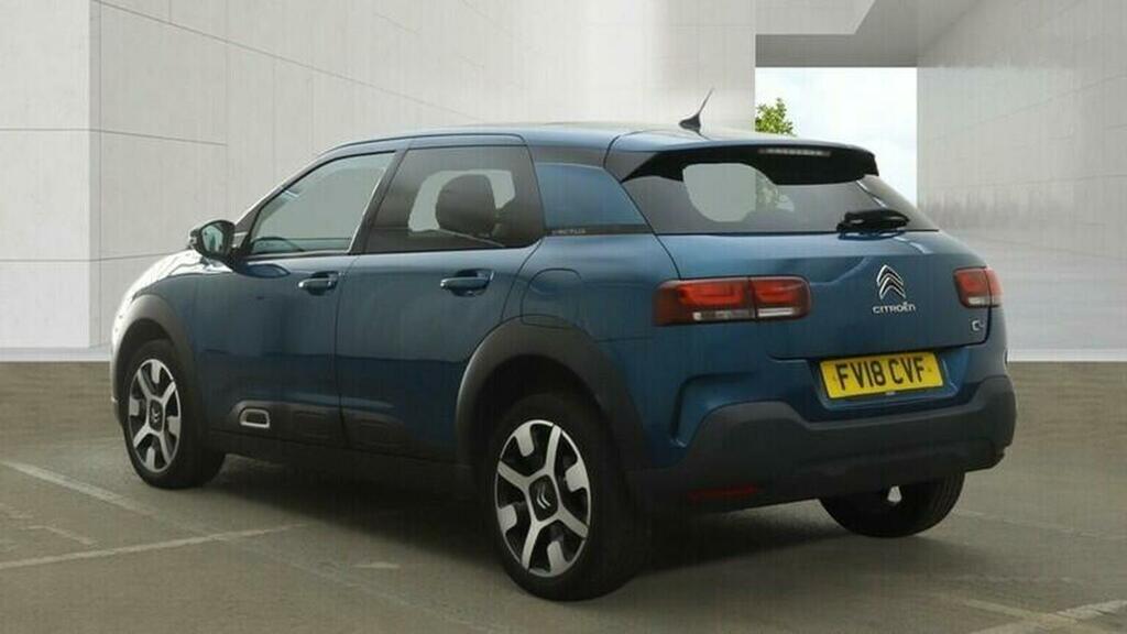 Citroen C4 Cactus Hatchback 1.2 Puretech Flair Euro 6 Ss 201 FV18CVF Blue #3