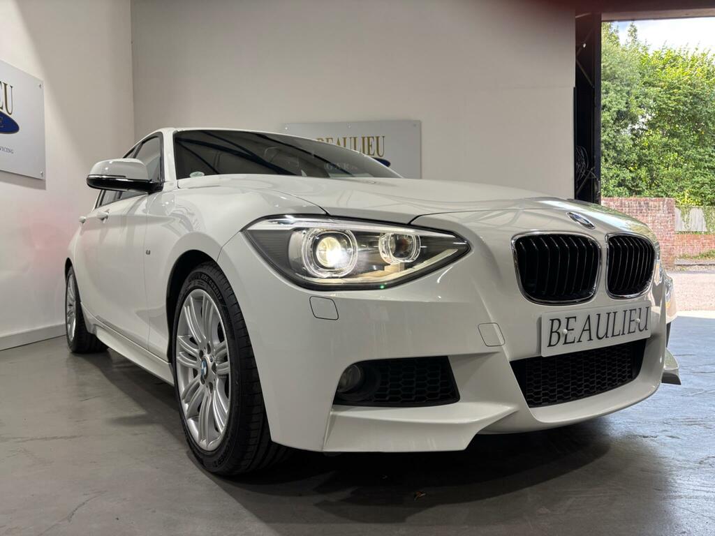 BMW 1 Series M Sport White #6