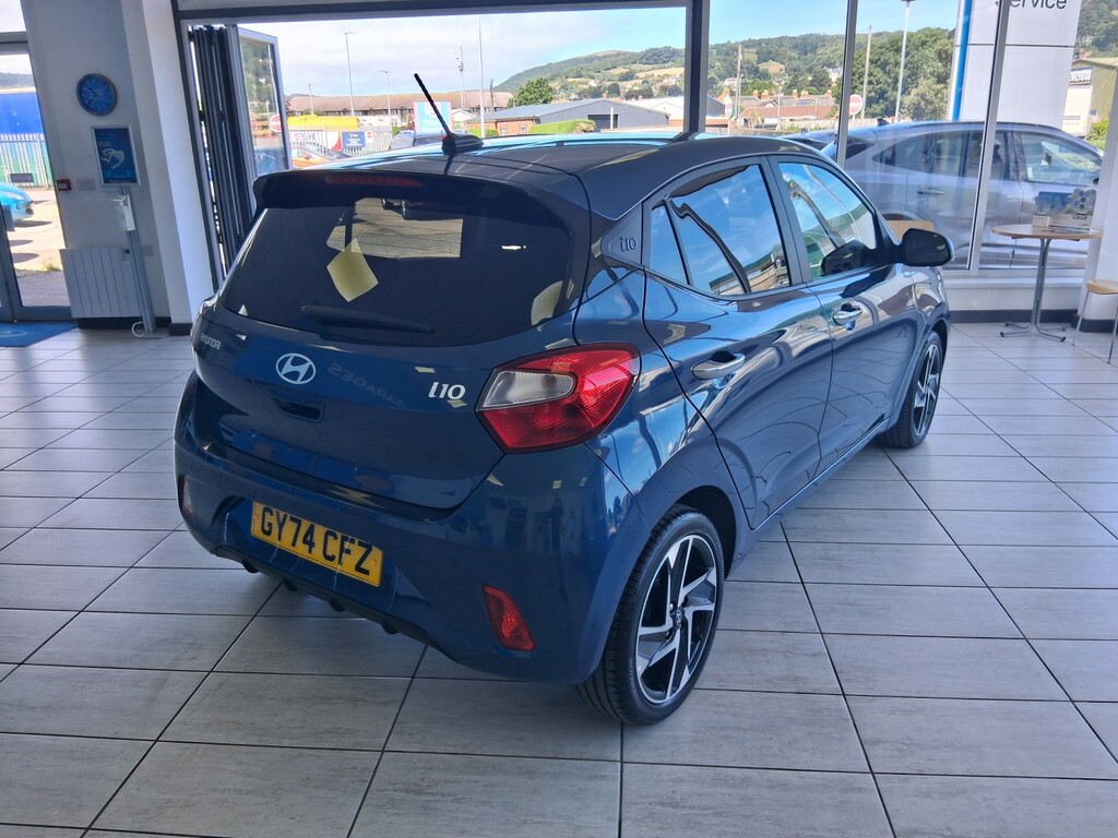 Hyundai I10 1.2 I10 Premium 1.2 79Ps Amt My25 GY74CFZ Blue #4