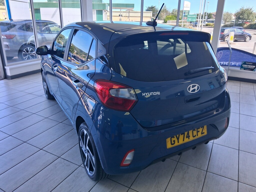 Hyundai I10 1.2 I10 Premium 1.2 79Ps Amt My25 GY74CFZ Blue #3