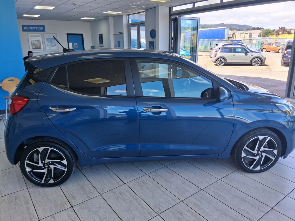 Hyundai I10 1.2 I10 Premium 1.2 79Ps Amt My25 GY74CFZ Blue #5