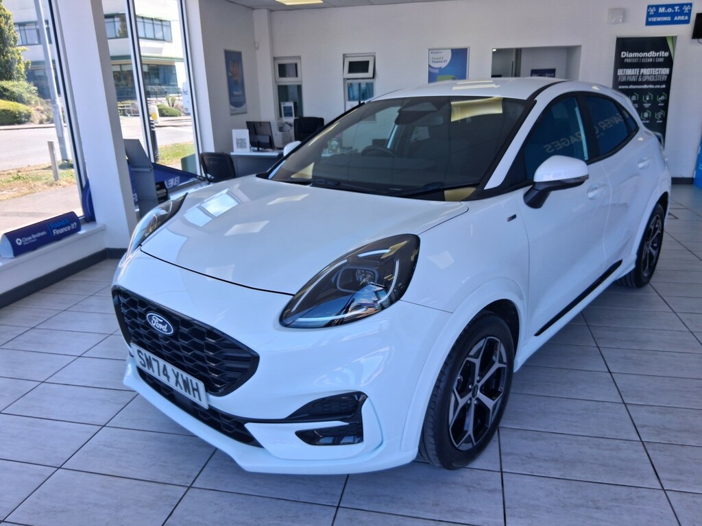 Ford Puma 1.0 Puma St-line 1.0L Ecoboost 125Ps Mhev 6 White #2