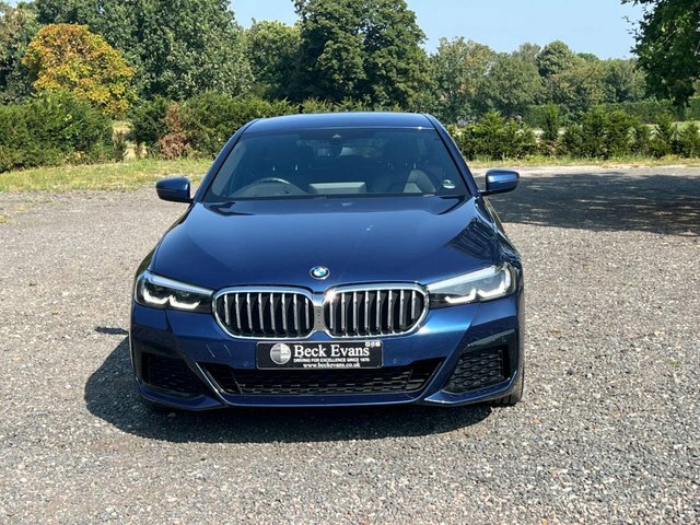 BMW 5 Series 3.0 530D Mht M OV21WUJ Blue #2
