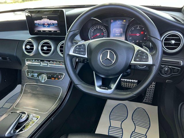 Mercedes-Benz C Class 2.1 C220d Amg Line LV18YAF Black #3