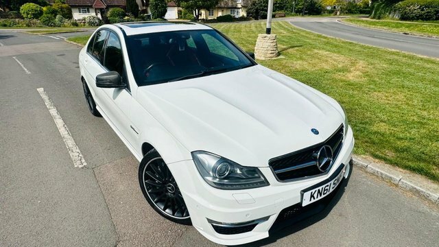 Mercedes-Benz C Class 6.3 C63 V8 Amg Edition 125 Saloon Spds White #4
