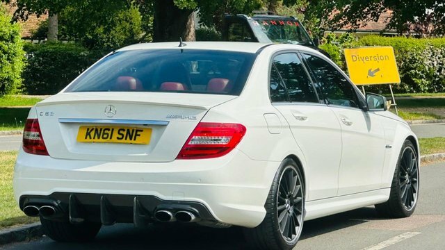 Mercedes-Benz C Class 6.3 C63 V8 Amg Edition 125 Saloon Spds White #6
