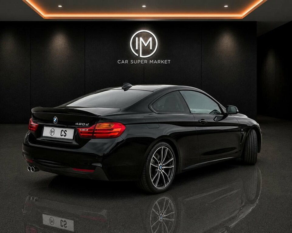 BMW 4 Series Gran Coupe 3L M Sport Black #6