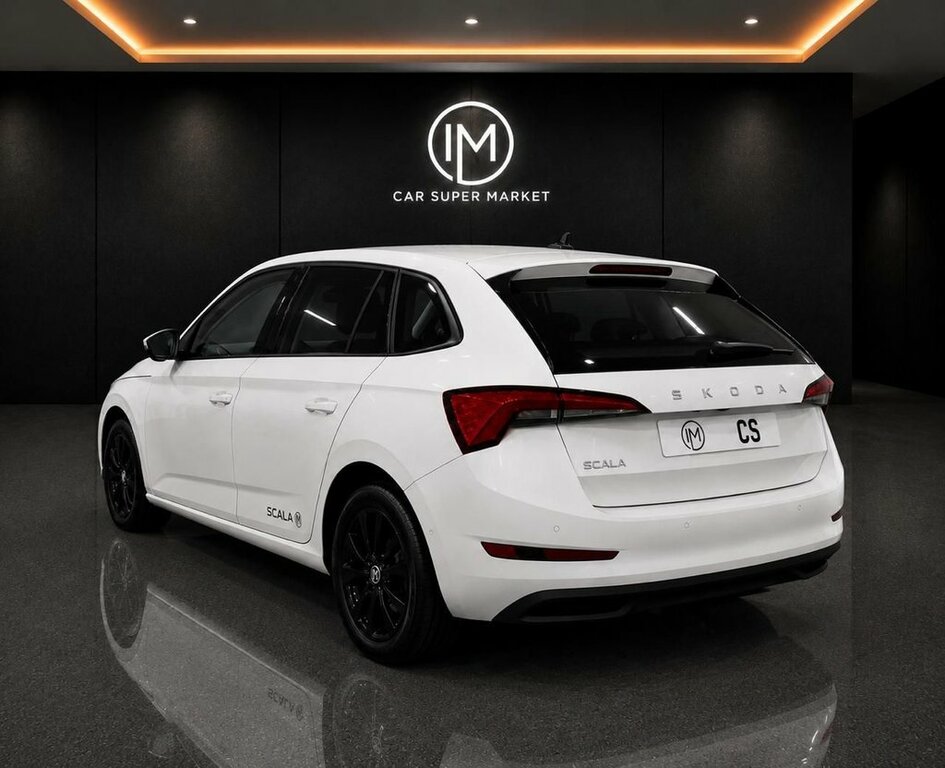 Skoda Scala 1L Se White #6