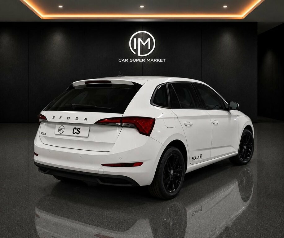 Skoda Scala 1L Se White #4
