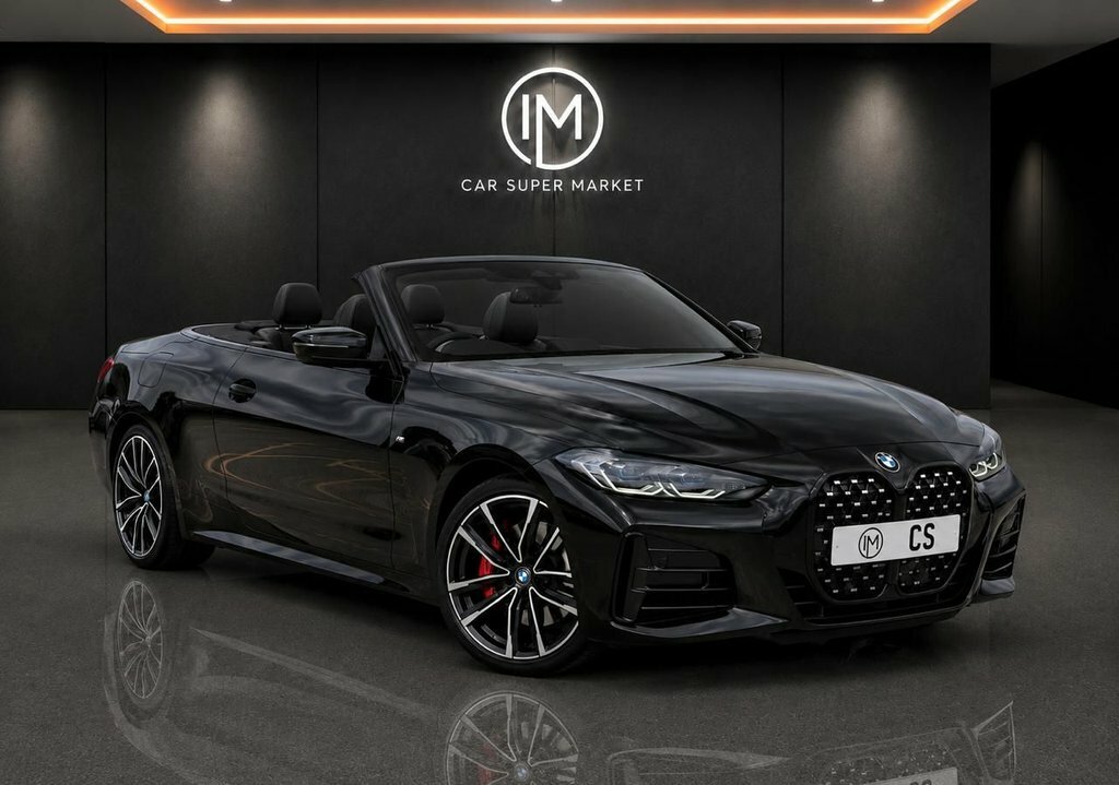BMW 4 Series Convertible Black #2