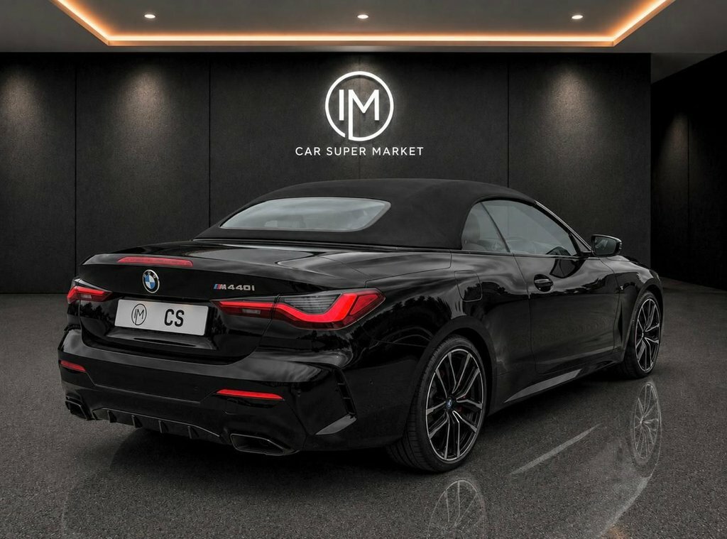 BMW 4 Series Convertible Black #4