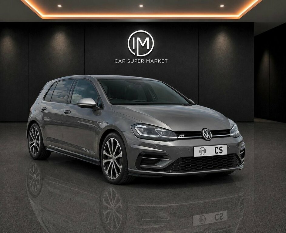 Volkswagen Golf R Blue #11