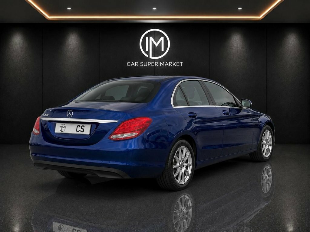 Mercedes-Benz C Class Amg Line Blue #7