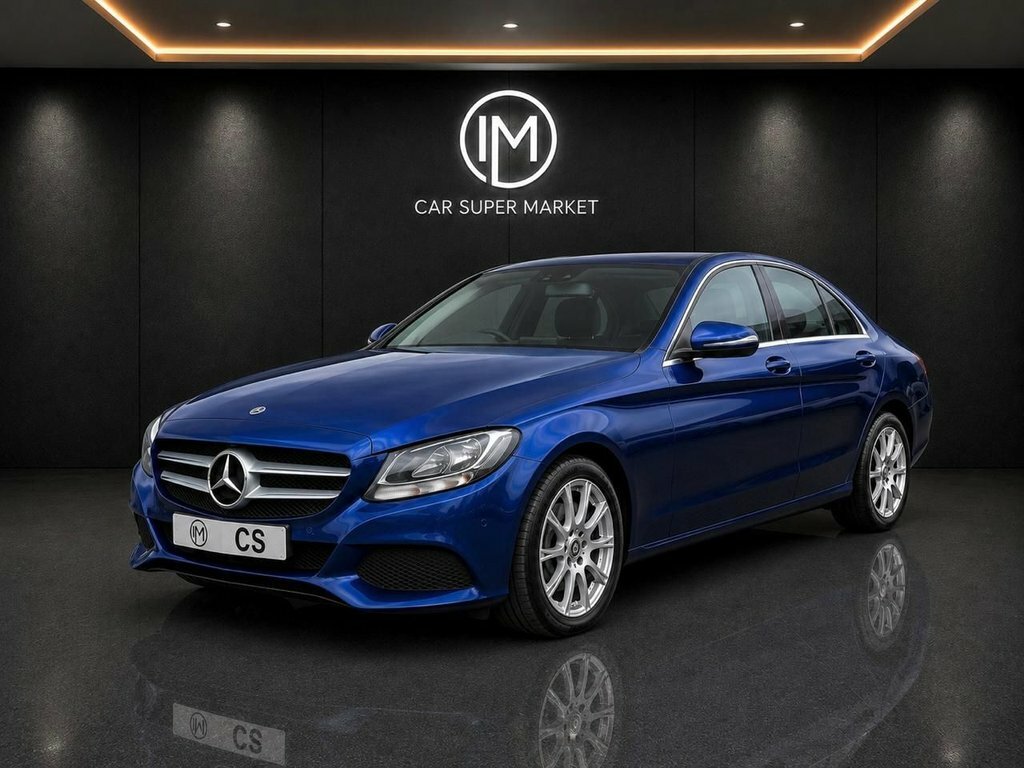 Mercedes-Benz C Class Amg Line Blue #12