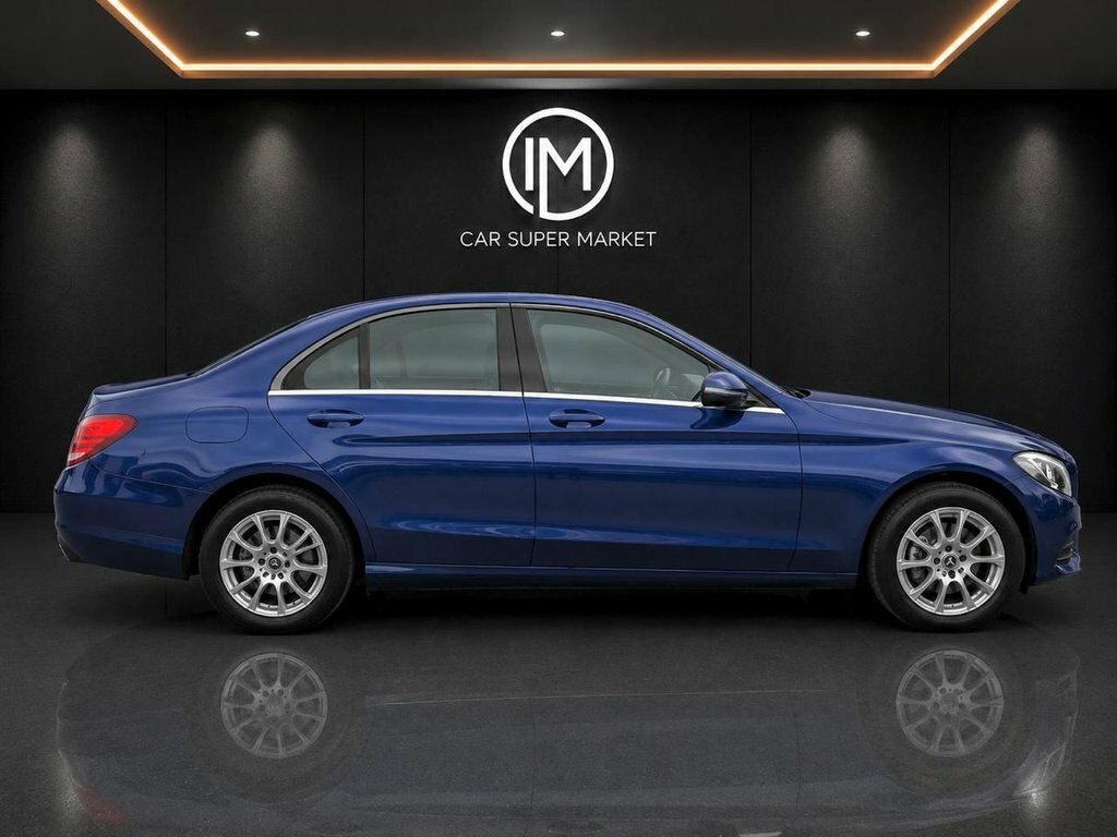 Mercedes-Benz C Class Amg Line Blue #8