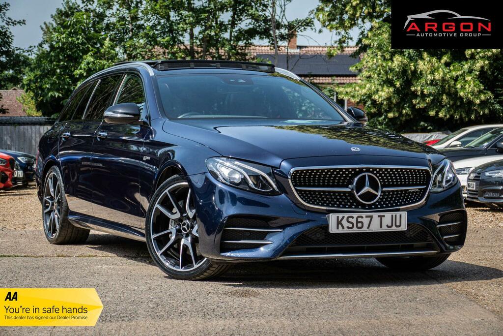 Mercedes-Benz E Class 3.0 E43 V6 Amg Premium G-tronic 4Matic Euro 6 Blue