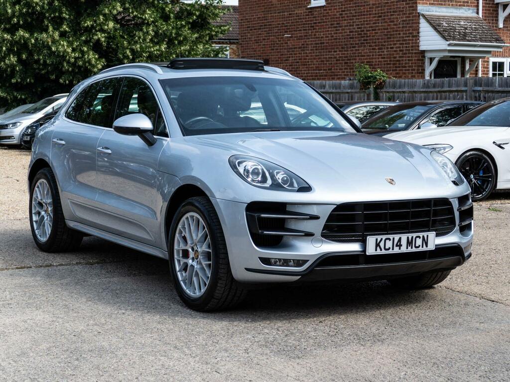 Porsche Macan Turbo Silver #4