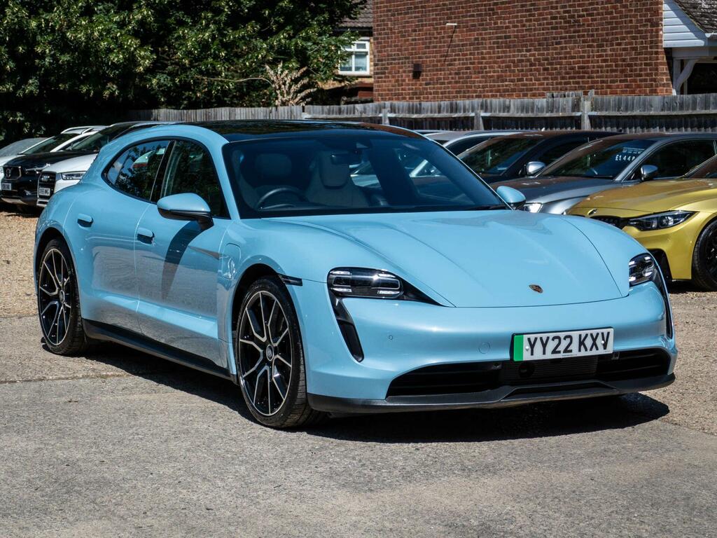 Porsche Taycan Performance Plus 93.4Kwh Sport Turismo Rwd Blue #5