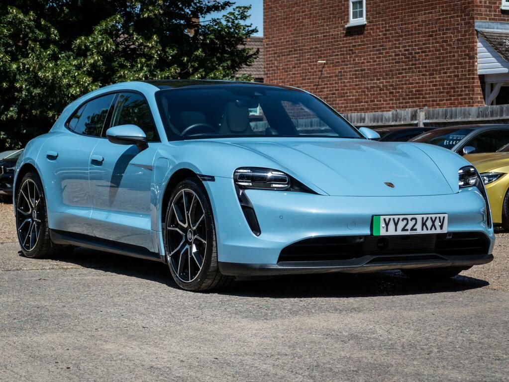 Porsche Taycan Performance Plus 93.4Kwh Sport Turismo Rwd Blue #6
