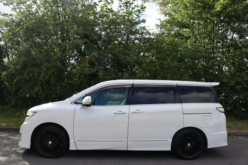 Nissan Elgrand 350 3.5 V6 Autec Rider Premium Pack 7S E5 White #6