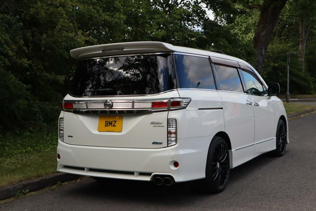Nissan Elgrand 350 3.5 V6 Autec Rider Premium Pack 7S E5 White #3