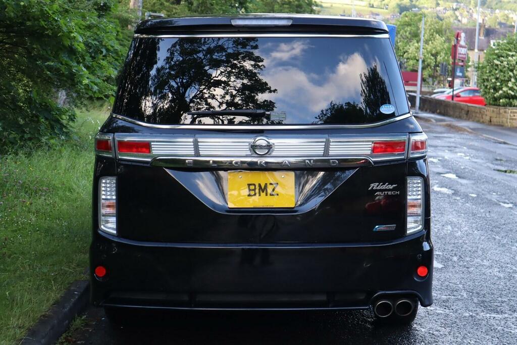 Nissan Elgrand 350 3.5 V6 Autec Rider Premium Black Line 7S Black #4
