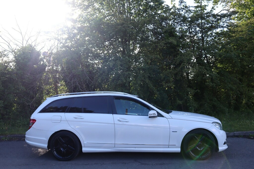 Mercedes-Benz C Class C180k Blueefficiency Sport White #2